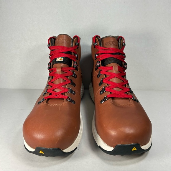 Keen Utility Waterproof Safety Toe Work Boot Manchester Men's Size 14 EE Brown - Picture 10 of 16